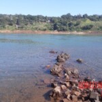 Stabbed woman in river