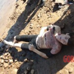 Stabbed woman in river