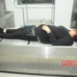 Examination of dead female