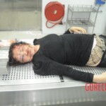 Examination of dead female