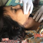 Hanged elderly woman