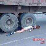 Girl crushed under truck