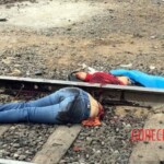 Girl cut in half by train