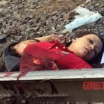 Girl cut in half by train