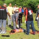Girl murdered with machete