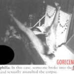 Vintage photo of dead woman