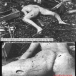 Vintage photo of dead woman