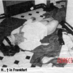 Vintage photo of dead woman