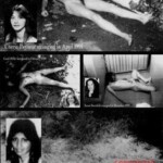 Vintage photo of dead woman