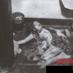 Vintage photo of dead woman