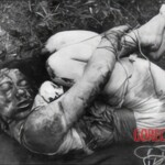 Vintage photo of dead woman