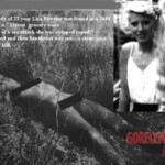 Old photo of raped an murdered woman