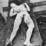 Old photo of raped an murdered woman