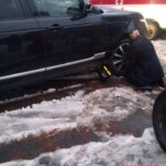 Driver with crushed head