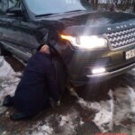 Driver with crushed head