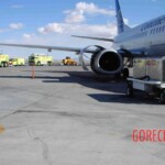 Aircraft mechanic sucked into jet engine