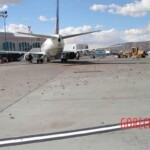 Aircraft mechanic sucked into jet engine