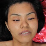 Stabbed woman in morgue