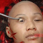 Autopsy of woman stabbed in neck