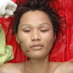 Autopsy of woman stabbed in neck