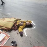 Woman crushed by truck