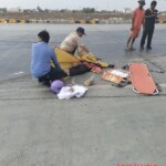 Woman crushed by truck