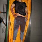 Stabbed chinese woman