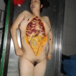 Stabbed chinese woman