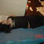 Dead drugged pregnant woman