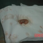 Dead drugged pregnant woman