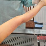 Stabbed Chinese girl in morgue