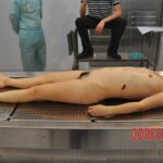 Stabbed Chinese girl in morgue