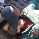 Female biker killed by kite wire