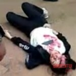 Dead Chinese schoolgirl