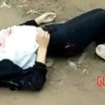 Dead Chinese schoolgirl