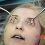 Autopsy of blonde woman