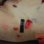 Badly stabbed woman in morgue