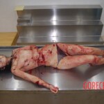 Badly stabbed woman in morgue