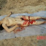 Bestially raped woman