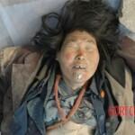 Bestially raped woman