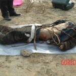 Bestially raped woman