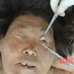 Bestially raped woman