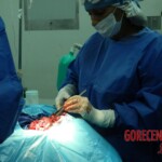 Blown off face surgery