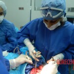 Blown off face surgery