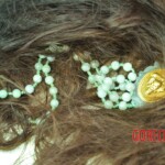 Dead skinny tattooed girl