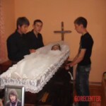 Funeral of Romanian girl