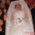 Funeral of Romanian girl