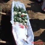 Funeral of Romanian girl