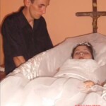 Funeral of Romanian girl