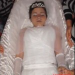 Funeral of Romanian girl